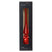 Decoris Kerstboompiek - rood - glazen piek - 26 cm