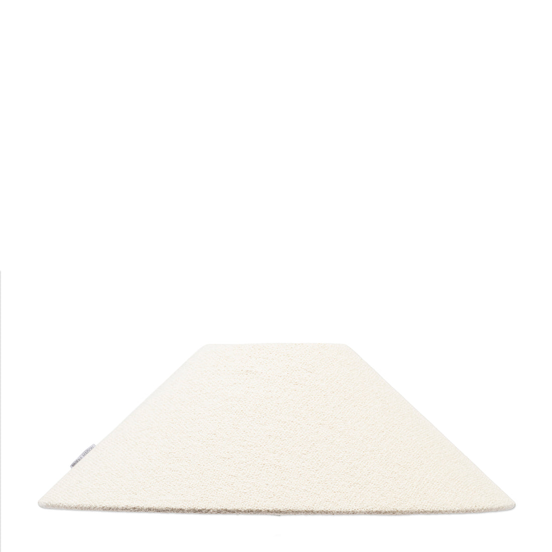 Riviera Maison Lampenkap wit, Teddy stof - Cone Bouclé (ØxH) 54x18