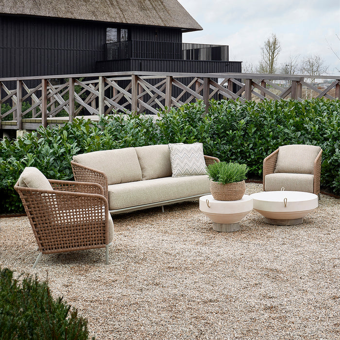 Riviera Maison Tuinstoel buiten - Sanur Outdoor Lounge Chair  - Beige