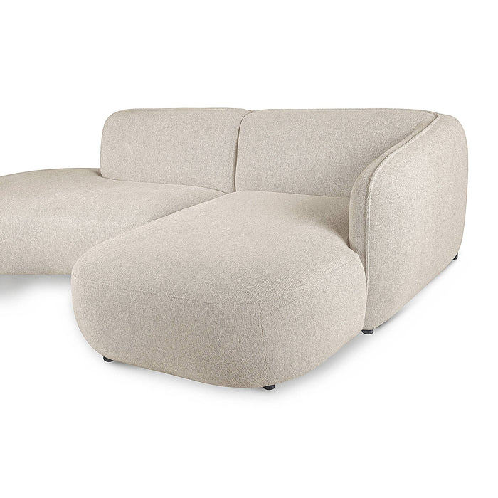 by fonQ Soft Ottomane Bank Links - Naturel Melange