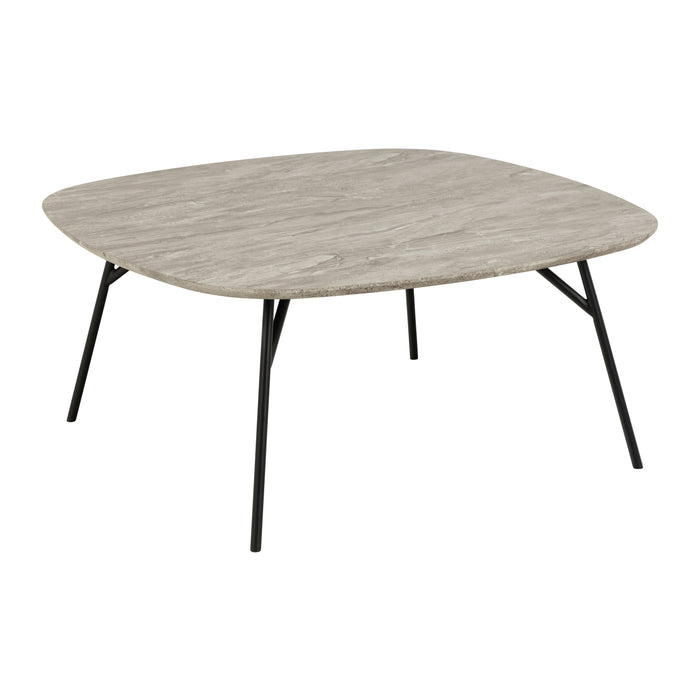 by fonQ Mik Salontafel H 40 x B 90 x D 90 cm - Grijs