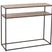 J-Line console Zigzag - hout|metaal - naturel|zwart