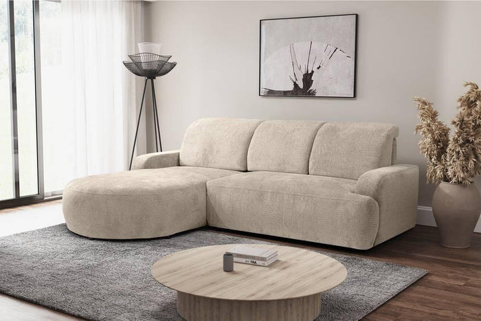 NADUVI Collection Hoekbank Alma links met slaapfunctie