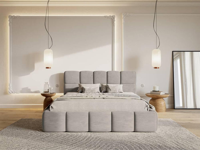 NADUVI Collection Bedframe Chloe velvet 160 x 200