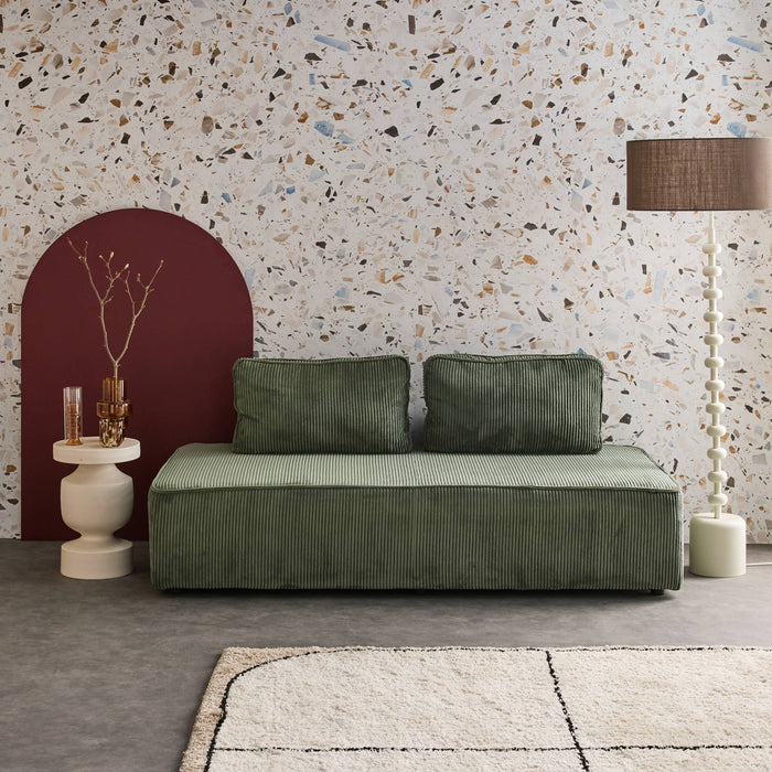 sweeek - Fauteuil in corduroy 2 zitplaatsen