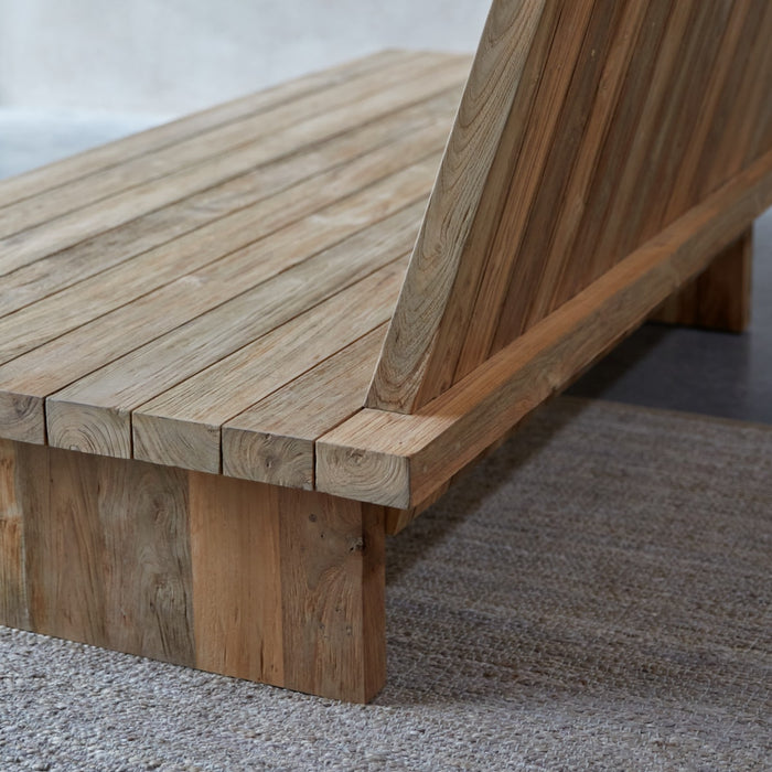Tikamoon - Joaquin - Bankje van massief gerecycled teakhout