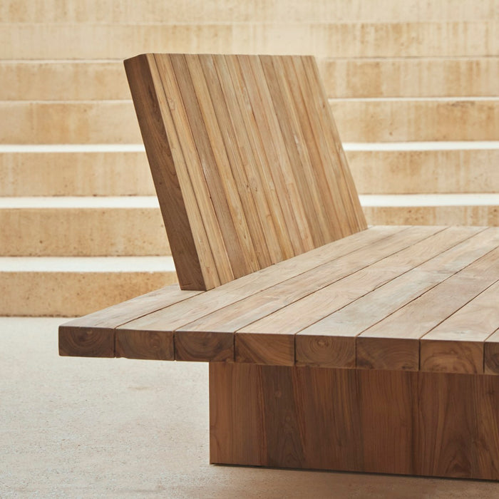 Tikamoon - Joaquin - Gerecyclede massief teakhouten tuinbank