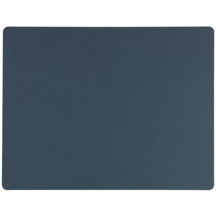 LIND DNA Placemat Nupo - Leer - Dark Blue - 45 x 35 cm