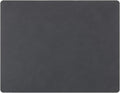 LIND DNA Placemat Nupo - Leer - Anthracite - 45 x 35 cm