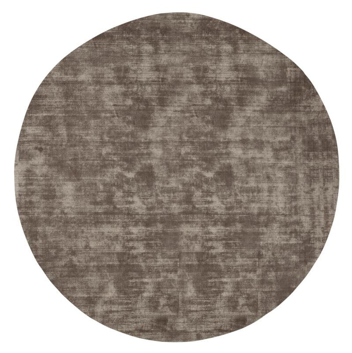 MUST Living Carpet La Belle round large,Ø250 cm, sage green, 100% v...