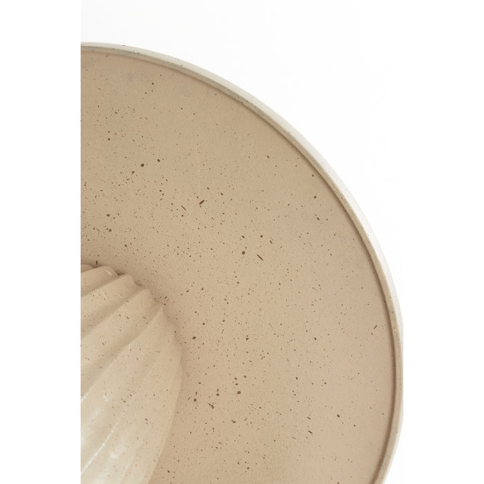 Light&living Bijzettafel Ø45x56 cm VEGLIA mat zand+licht bruin gesp...