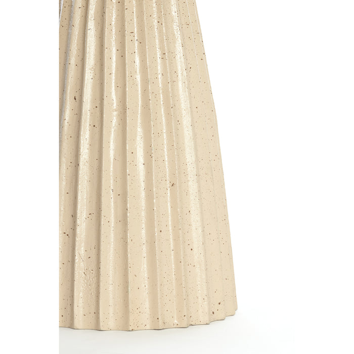 Light&living Bijzettafel Ø45x56 cm VEGLIA mat zand+licht bruin gesp...