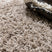 MUST Living Carpet Celeste round medium,Ø200 cm, taupe, 100% polyester