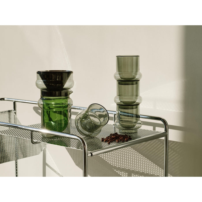 Tom Dixon Bump espresso mok set van 4 groen