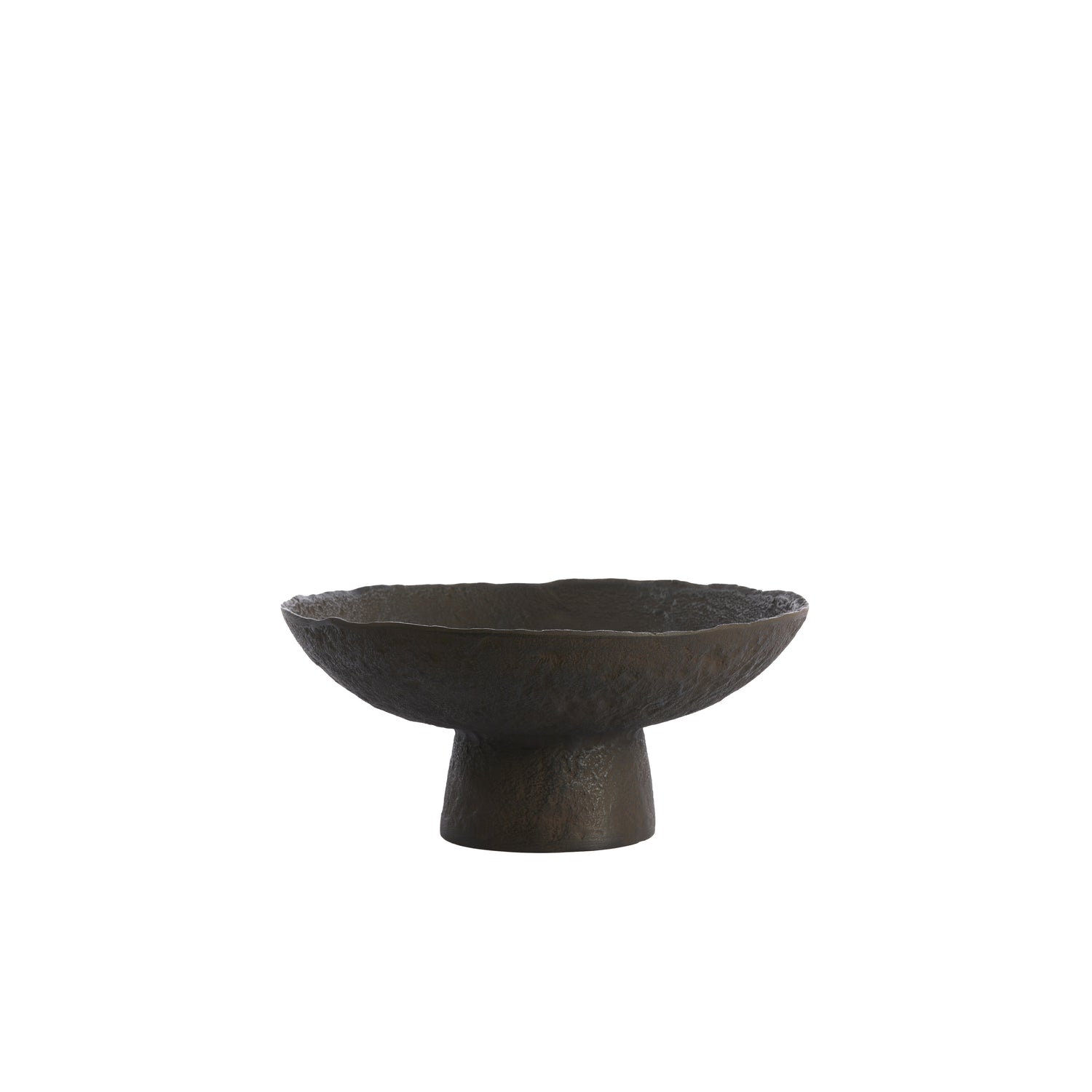 Light&living Schaal op voet Ø31x15,5 cm OTA donker bruin