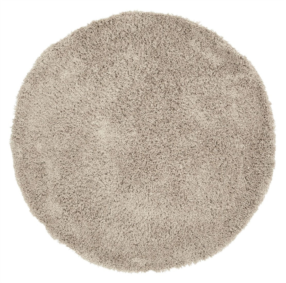 MUST Living Carpet Celeste round large,Ø250 cm, taupe, 100% polyester