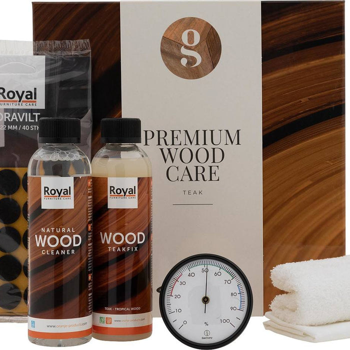 Goossens Houtzeep Premium Wood Care Kit, Tbv onbewerkt teak