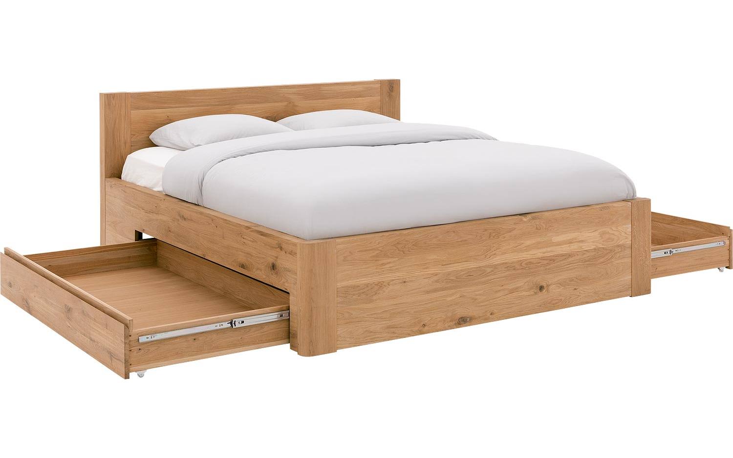 Goossens Bedframe Bibi - 180 x 210 - Eiken olie blank - Hout