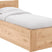 Goossens Bedframe Bibi - 90 x 200 - Eiken soft touch lak blank - Hout