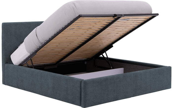 Goossens Bedframe Mysen Storage - 160 x 200 - Stof fijn geweven