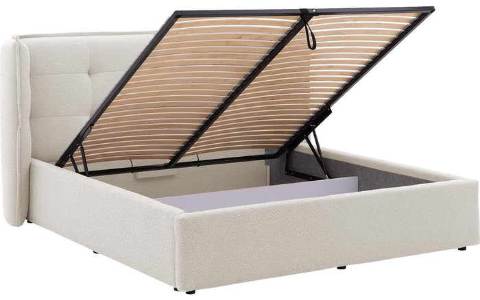 Goossens Gestoffeerd Bedframe Canon - 140 x 200 - Stof boucle