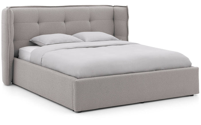 Goossens Gestoffeerd Bedframe Canon - 140 x 200 - Stof boucle