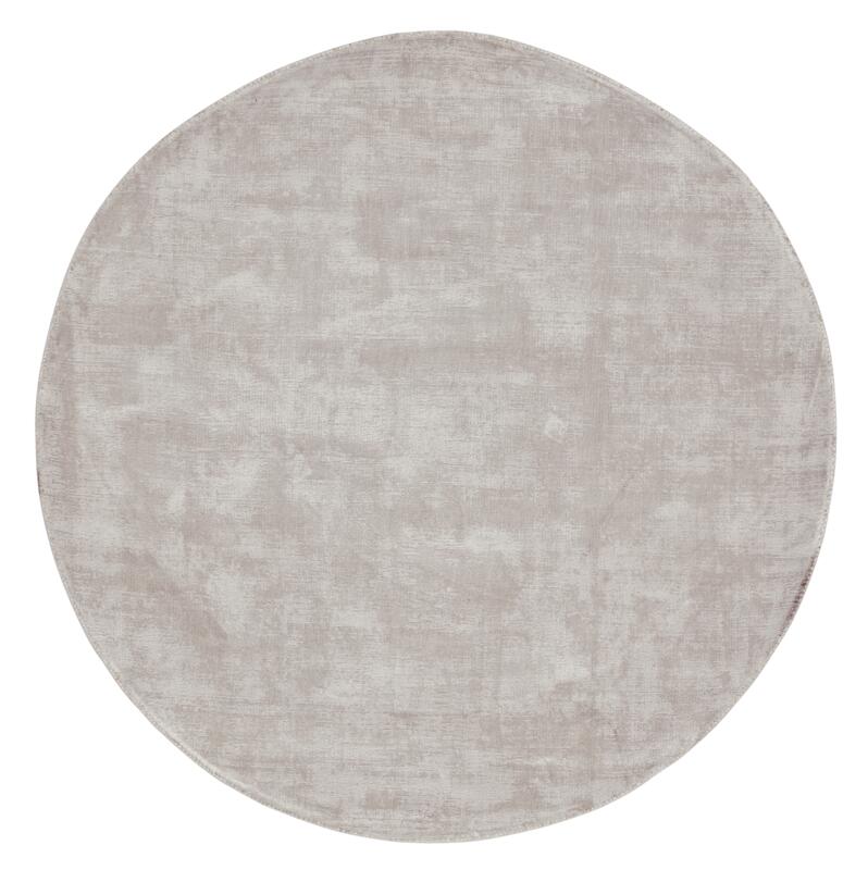 MUST Living Carpet La Belle round small,Ø150 cm, light grey, 100% v...