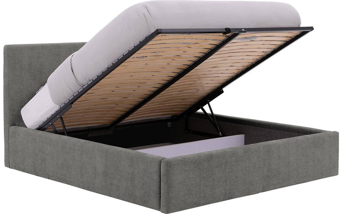 Goossens Bedframe Mysen Storage - 140 x 200 - Stof fijn geweven