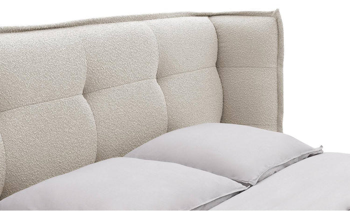 Goossens Gestoffeerd Bedframe Canon - 180 x 200 - Stof boucle