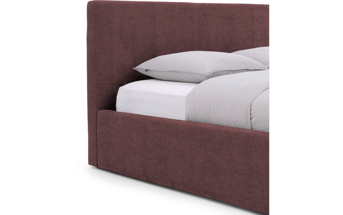 Goossens Bedframe Mysen Storage - 180 x 200 - Stof fijn geweven