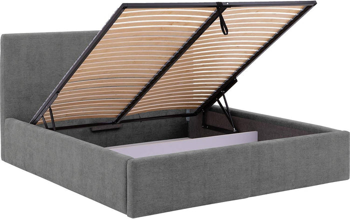 Goossens Bedframe Mysen Storage - 160 x 200 - Stof fijn geweven