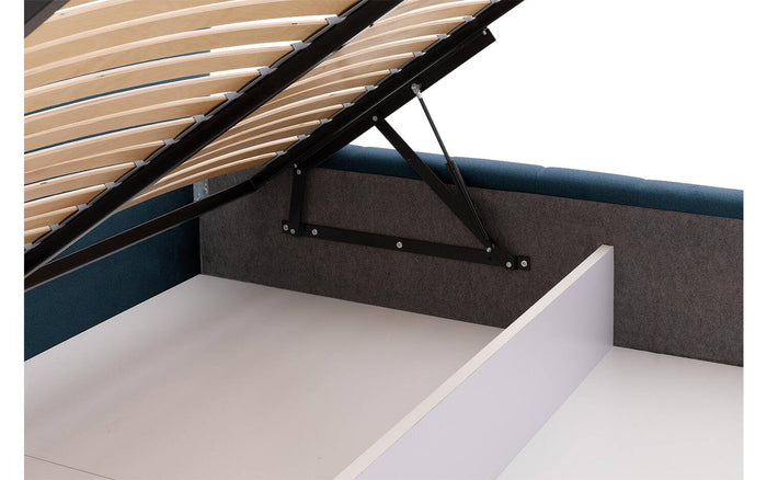 Goossens Bedframe Carte - 140 x 200 - Velours blauw|marine 13 -