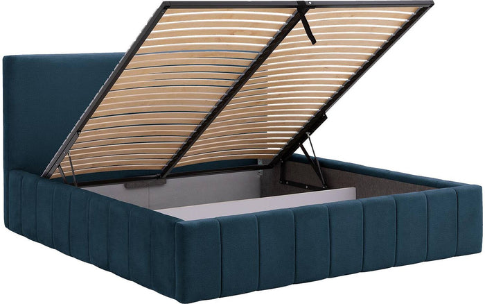 Goossens Bedframe Carte - 160 x 200 - Velours blauw|marine 13 -