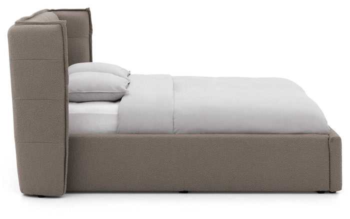 Goossens Gestoffeerd Bedframe Canon - 140 x 200 - Stof boucle