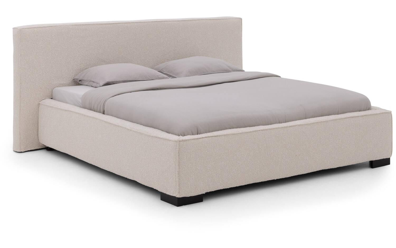 Goossens Bedframe Switch - 160 x 200 - Ahenk 9851 beige - Bouclé