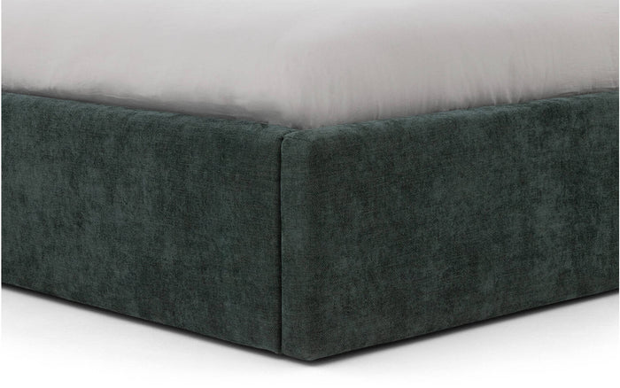 Goossens Bedframe Mysen Storage - 180 x 200 - Stof fijn geweven