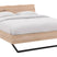 Goossens Bedframe Slade, Bedframe 160 x 210 cm hoofdbord organisch
