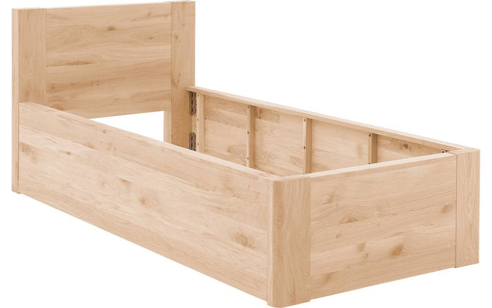 Goossens Bedframe Bibi - 90 x 200 - Eiken gelakt blank - Hout