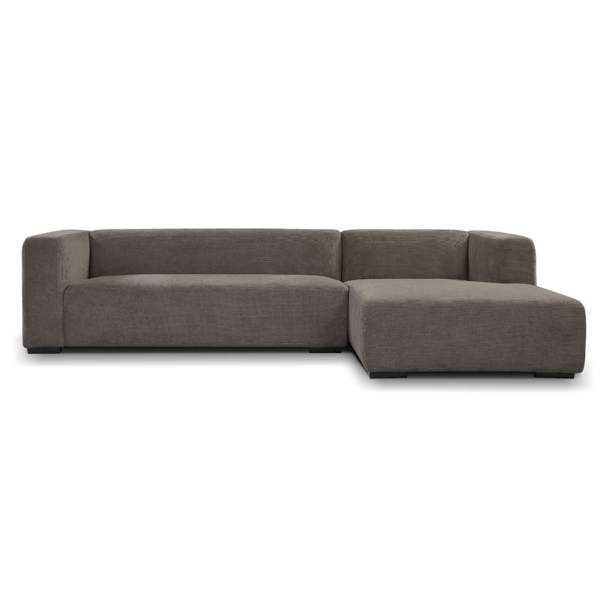 Anli-Style Tower living Glasgow 2,5-seater AL + Chaise Lounge R Grey