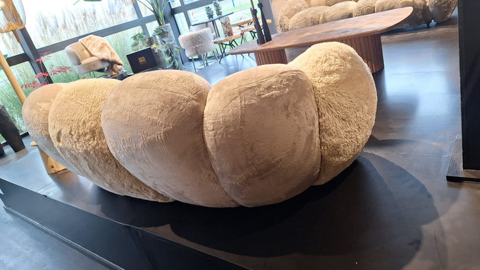 PTMD Curvae Sofa Lush Beige