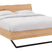 Goossens Bedframe Slade, Bedframe 160 x 200 cm hoofdbord organisch