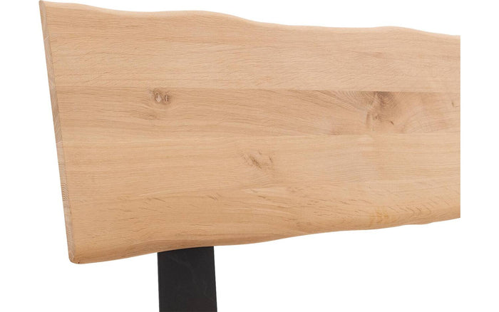 Goossens Bedframe Slade, Bedframe 160 x 200 cm hoofdbord organisch