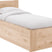 Goossens Bedframe Bibi - 90 x 200 - Eiken wit geolied - Hout