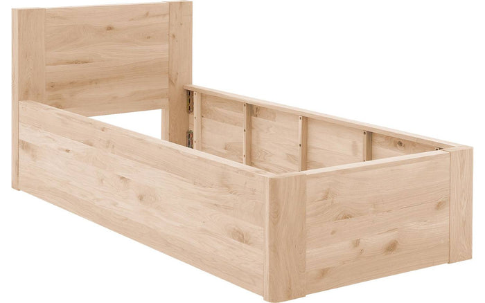 Goossens Bedframe Bibi - 90 x 200 - Eiken wit geolied - Hout