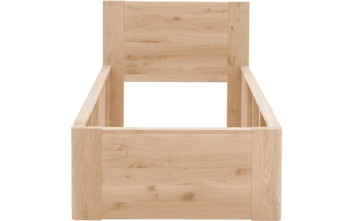 Goossens Bedframe Bibi - 90 x 200 - Eiken wit geolied - Hout