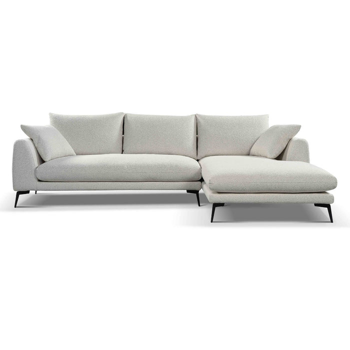 Tower living nottingham 2,5-al + chaise r - copenhagen 900 light ivory