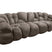 PTMD Nubibus Sofa Dark Taupe