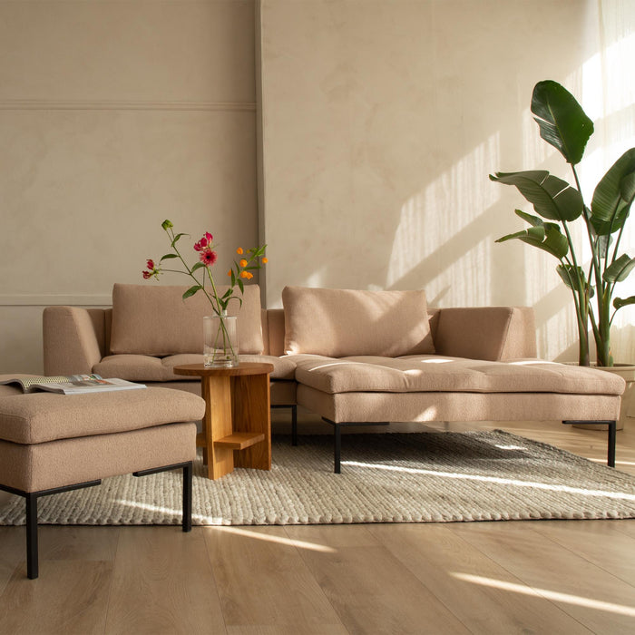 Nuuck Rikke chaise longue links Sage Green