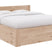 Goossens Bedframe Bibi - 180 x 200 - Eiken gelakt roomwit - Hout