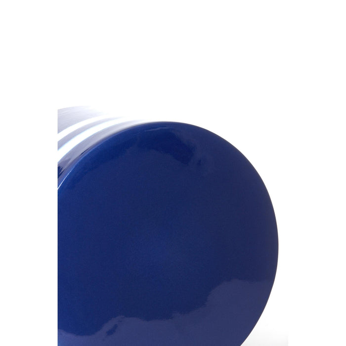 Light & Living Bijzettafel Mooca - Donkerblauw - Ø42cm